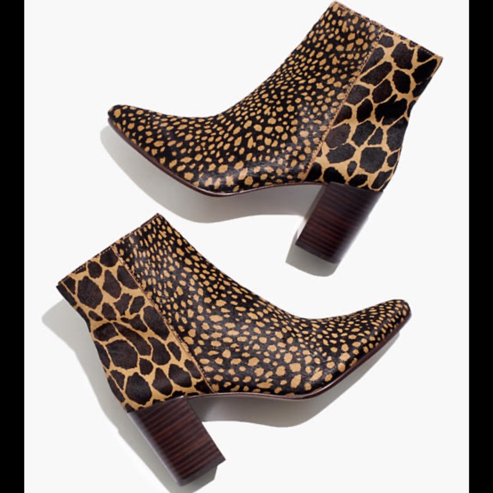 NEW Madewell Fiona Calf Hair Boots